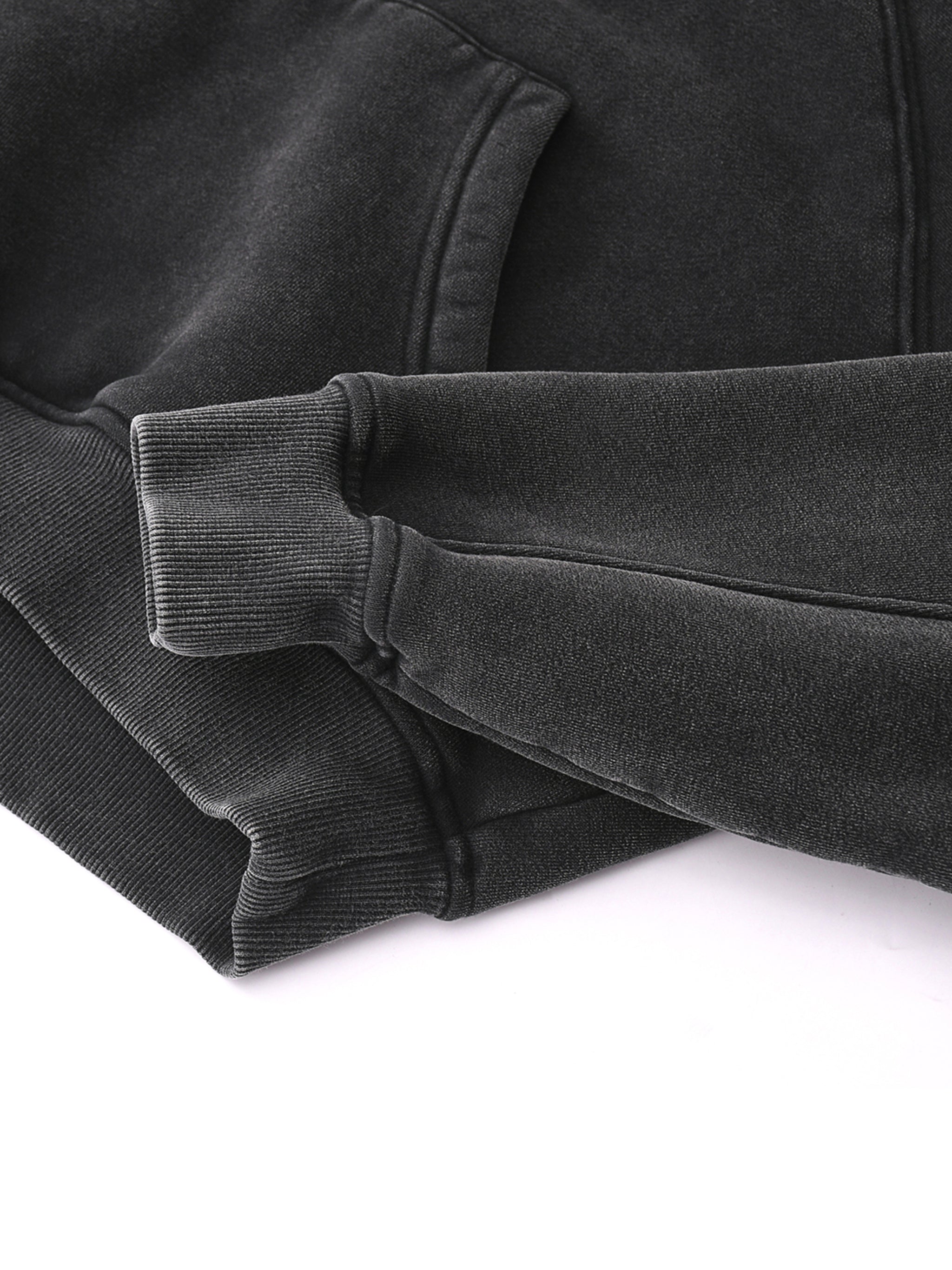Snow Washed Cropped Hoodie