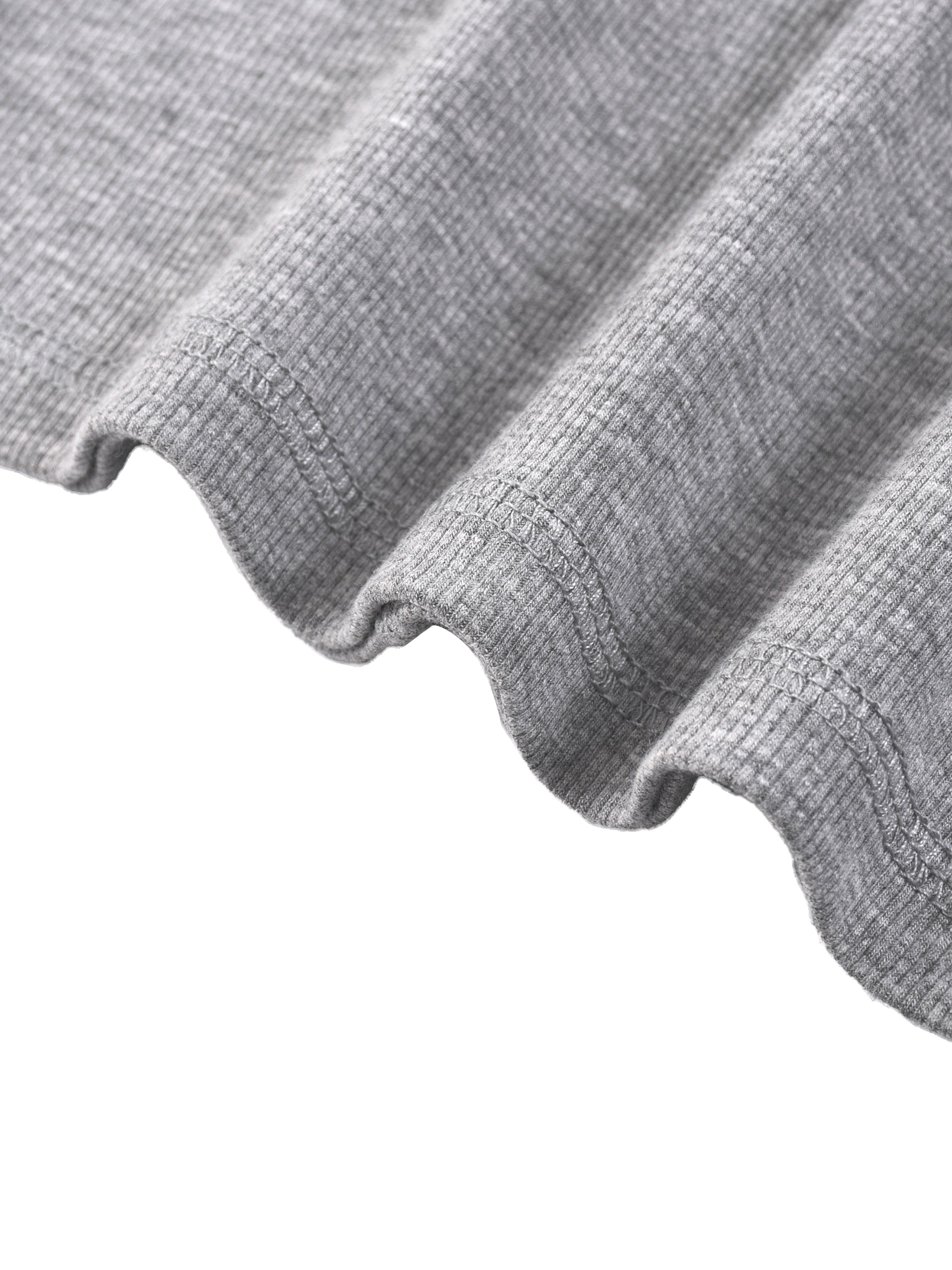 Women's Ribbed Henley Tank Top